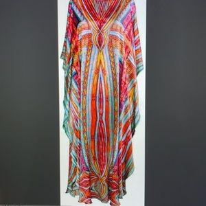 Colin Heaney unique 100% silk kaftan one size